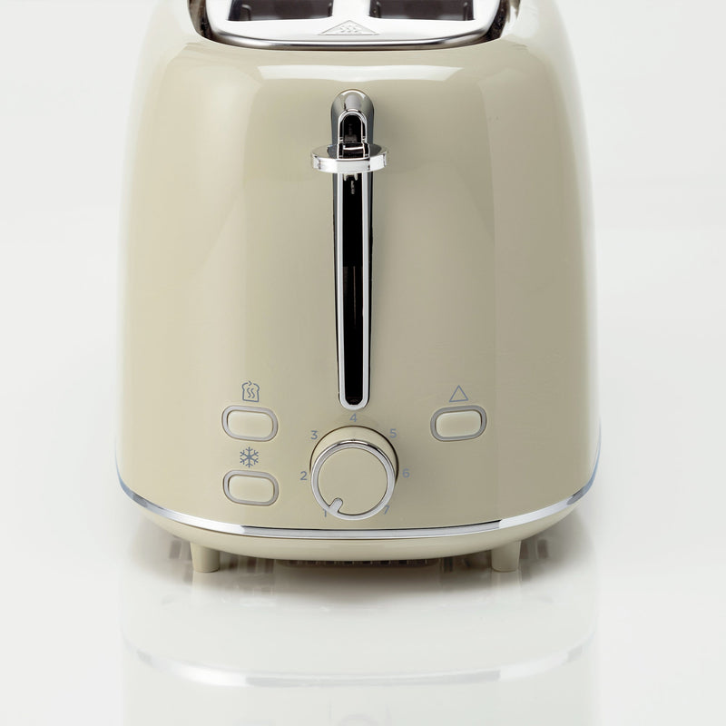 Kenwood - Eterna Plastic 2 Slice Toaster Glossy Beige - TCP31.000BG