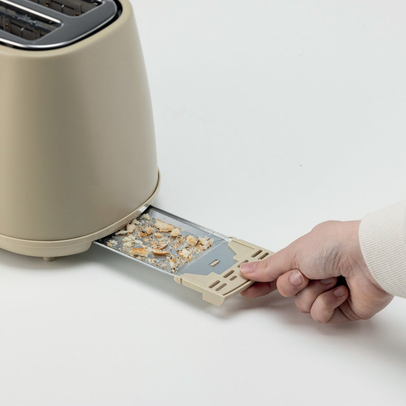Kenwood - Elementa S/Steel 2 Slice Toaster Matt Champagne - TCM37.000CP