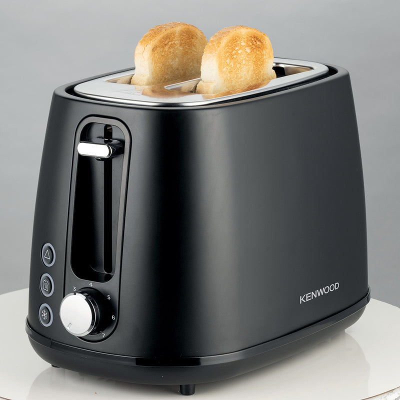 Kenwood - Elementa S/Steel 2 Slice Toaster Matt Black - TCM37.000BK