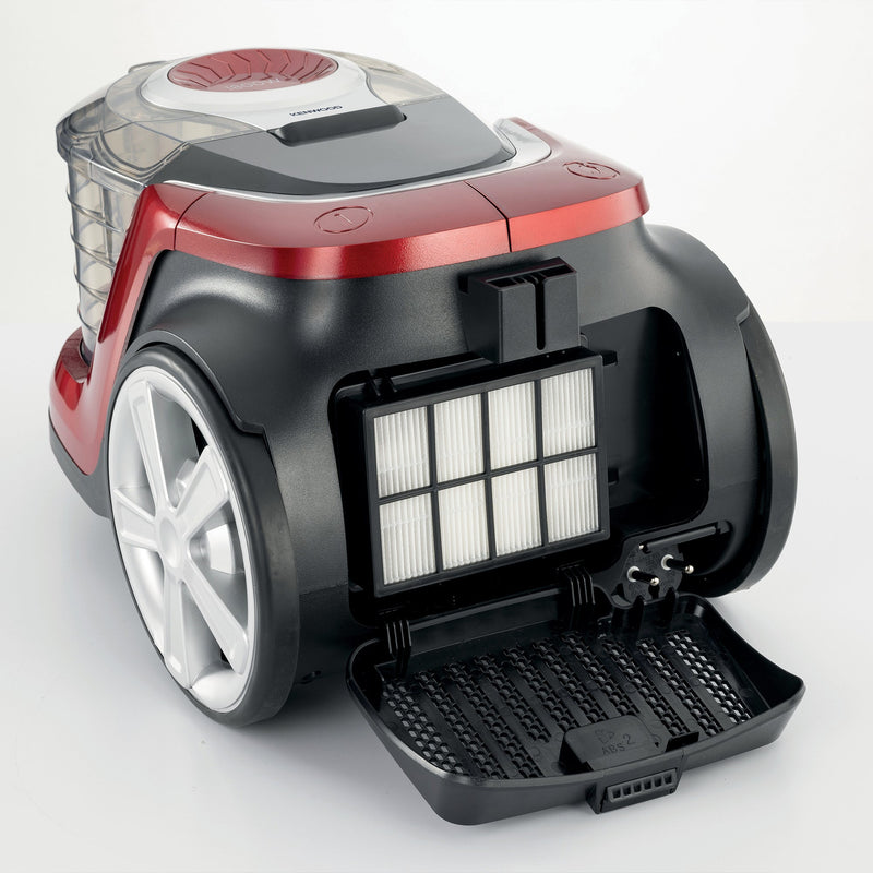 Kenwood - Bagless Vacuum Cleaner Black/Red - VBP75.000BR