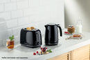 Kenwood - Eterna Plastic 2 Slice Toaster Glossy Black - TCP31.000BK