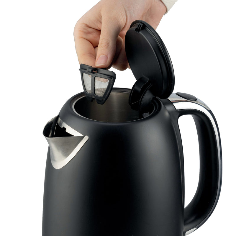 Kenwood - Elementa S/Steel Electric Kettle Matt Black - ZJM37.000BK