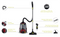 Kenwood - Xtreme Cyclone Vacuum Cleaner 2200W - VBP80.000RG