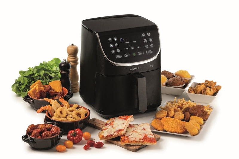 Kenwood - Air Fryer kHealthy Fry 7L Black - HFP80.000BK