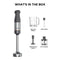 Kenwood - Triblade™ XL Hand Blender & Accesories 1000W - HBM60.307GY