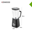 Kenwood - Blender with Mill Black 500W - BLP16.150BK