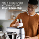 Kenwood - Attachment Chef/Chef XL Mini Chopper & Glass Multi-Mill Set - AT320A