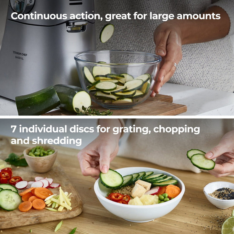 Kenwood - Chef/Chef XL Attachment Continuous Slicer & Grater - AT340