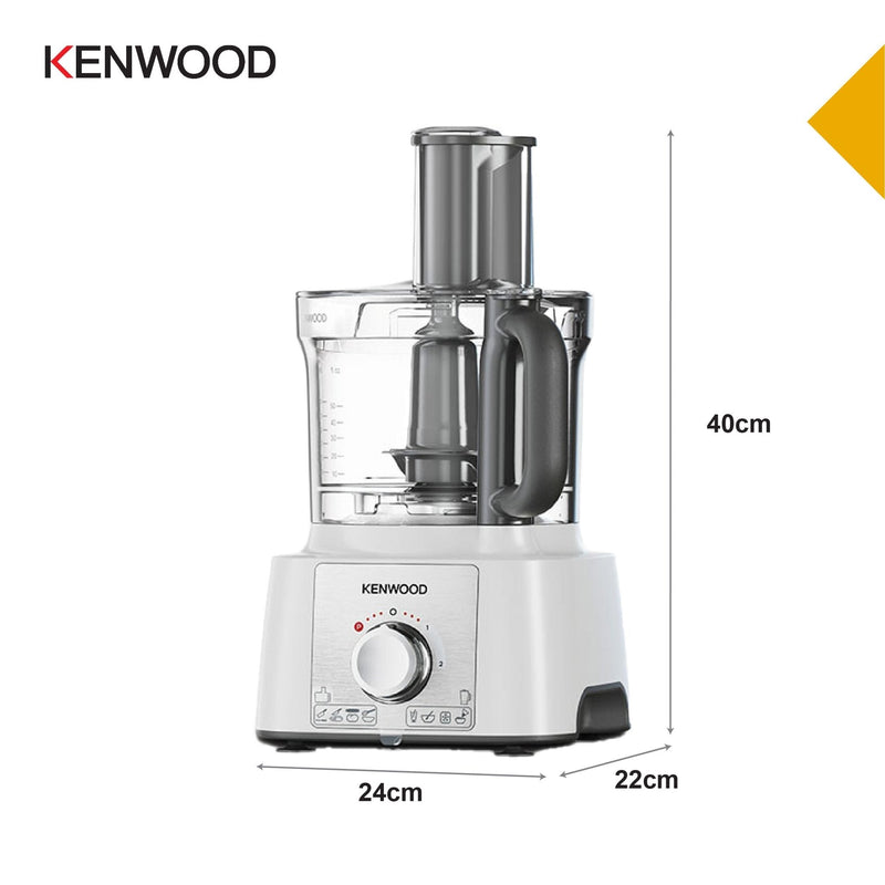 Kenwood - MultiPro Express Food Processor - FDP65.400WH