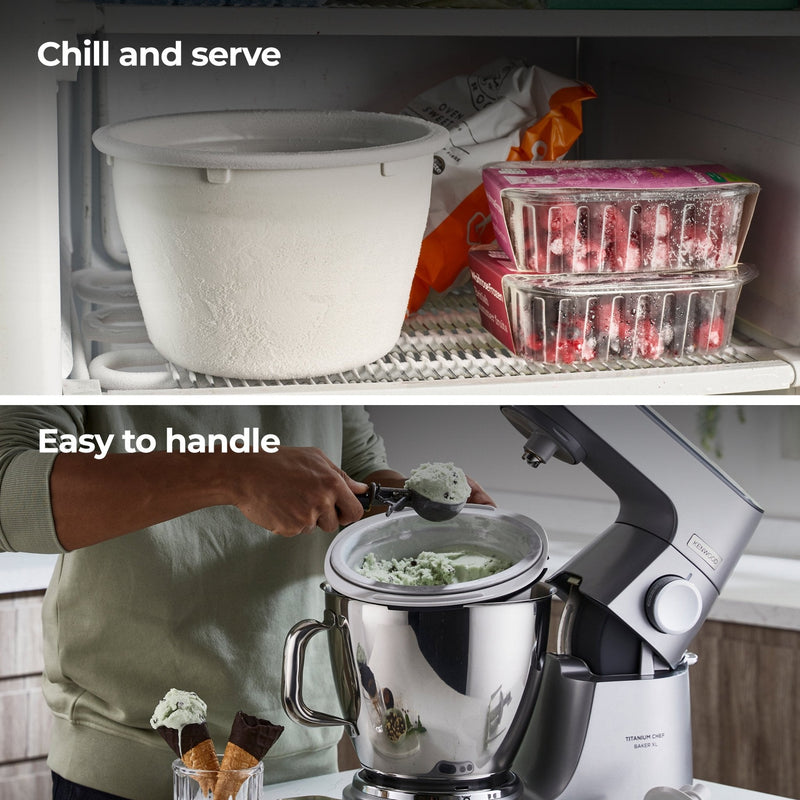 Kenwood - Attachment Chef/Chef XL Frozen Dessert Maker - KAX71.000WH