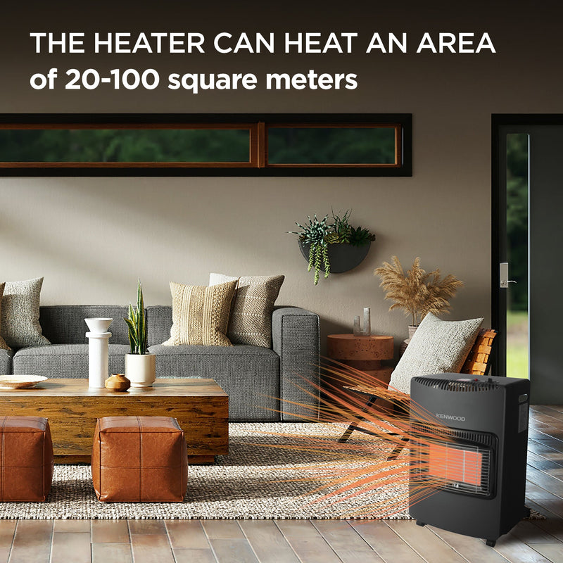 Kenwood - 3 Panel Gas Heater - GHM20.000BK