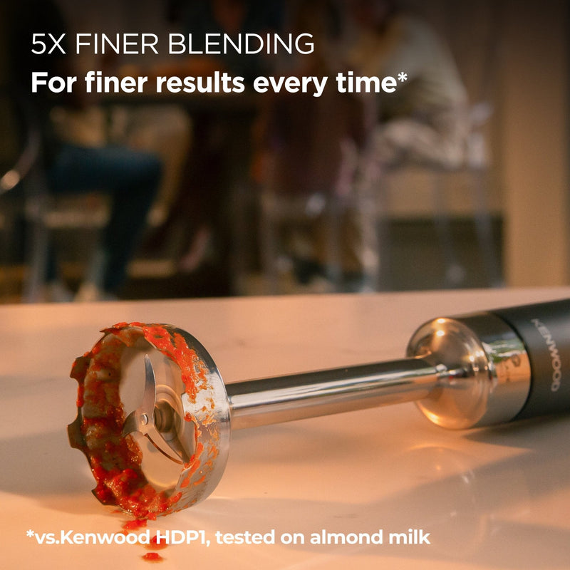 Kenwood - Triblade™ XL Pro Hand Blender & Accesories 1200W - HBM80.327BK