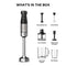 Kenwood - Triblade™ XL Pro Hand Blender & Accesories 1200W - HBM80.327BK