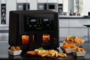 Dual Air Fryer 4.5L + 4.5L = 9L with Windows - HFG95.000BK