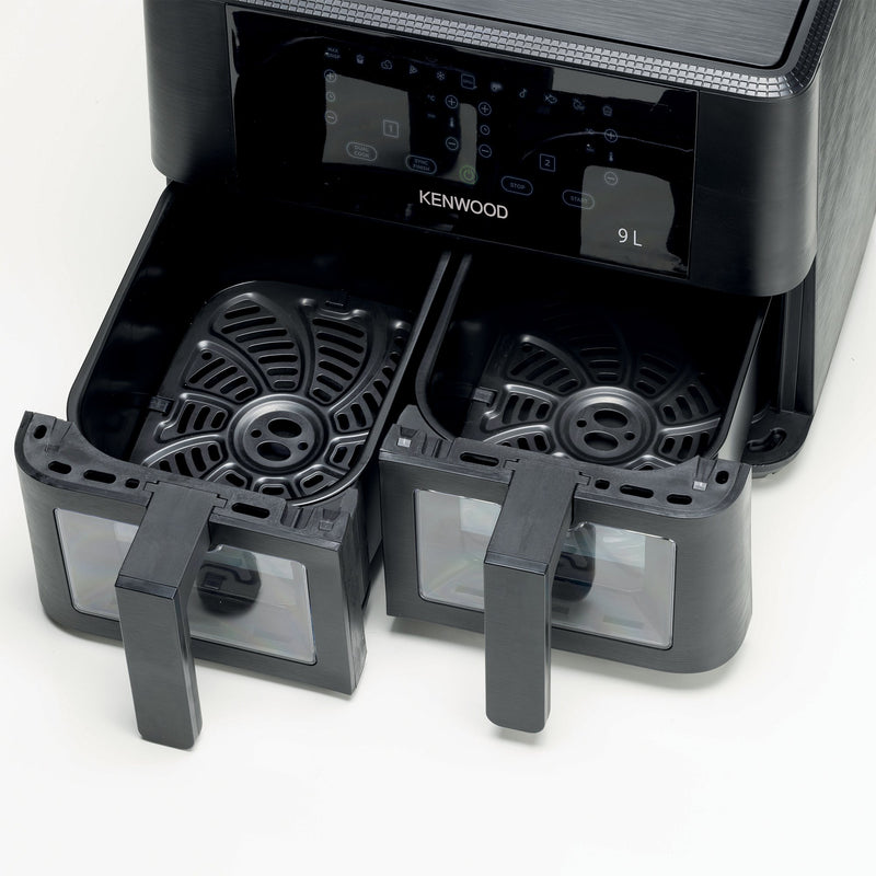 Dual Air Fryer 4.5L + 4.5L = 9L with Windows - HFG95.000BK