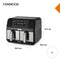 Kenwood - Air Fryer 8L kHealthy Fry Dual - HFM75.000MB