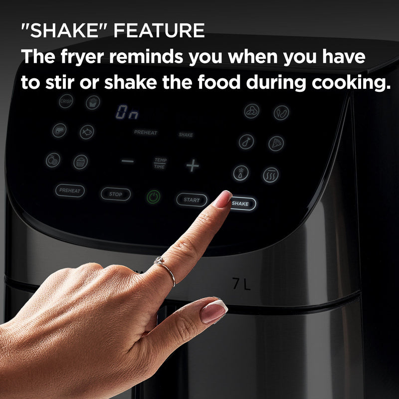 Kenwood - Air Fryer kHealthy Fry 7L S/Steel - HFM80.000SS