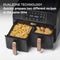 Kenwood - Air Fryer 8L kHealthy Fry Dual - HFP70.000BK