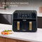 Kenwood - Air Fryer 8L kHealthy Fry Dual - HFP70.000BK