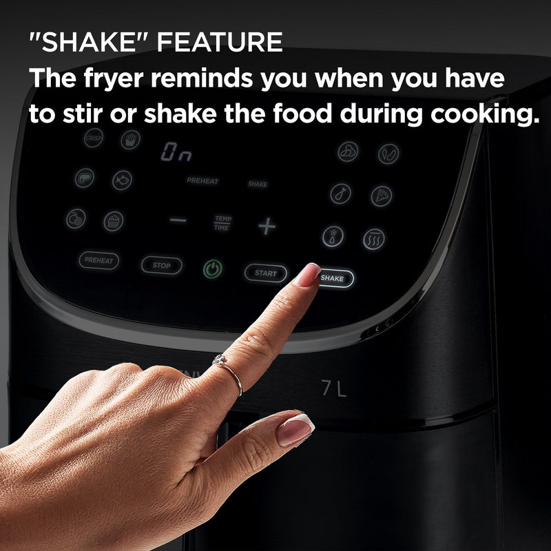Kenwood - Air Fryer kHealthy Fry 7L Black - HFP80.000BK