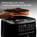 Kenwood - 7L Air Fryer & Steamer (3-in-1 ) with Window - HFS92.000BK