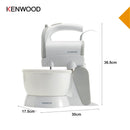 Kenwood - Hand Mixer with bowl 300W - HMP22.000WH