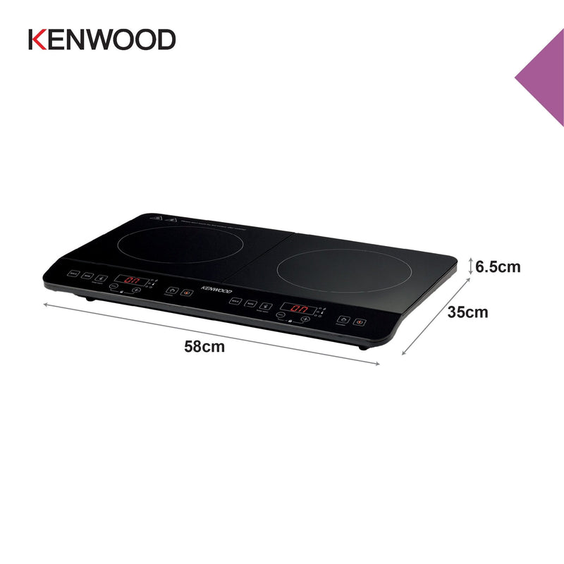 Kenwood - Double Plate Induction Cooker Black - IDC06.000BK