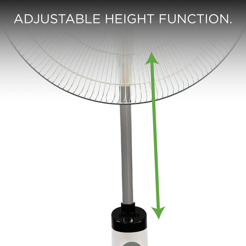 Kenwood - Pedestal Fan 40cm White with Rechargeable Battery - IFP95.000WH