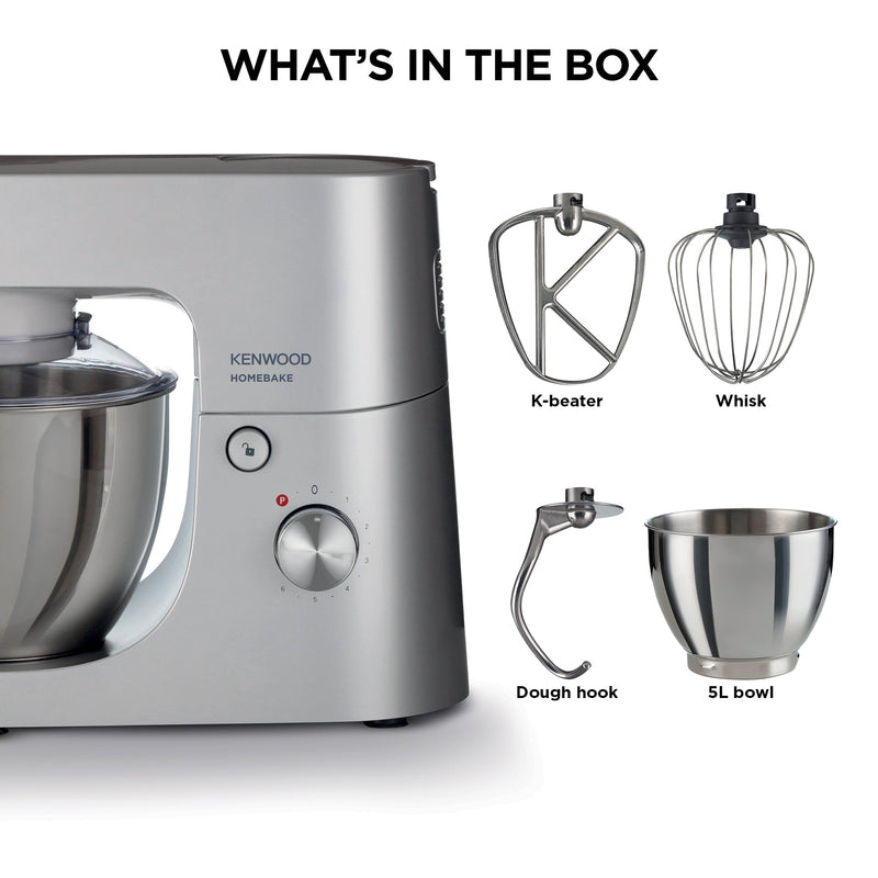 Kenwood - HomeBake Stand Mixer 1000W - KHH01.000SI