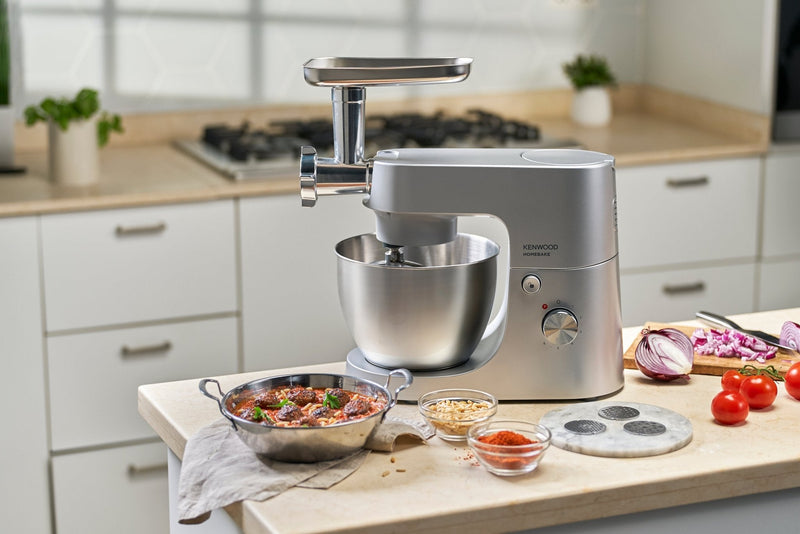 Kenwood - HomeBake Stand Mixer + Blender and Mincer 1000W - KHH01.220SI