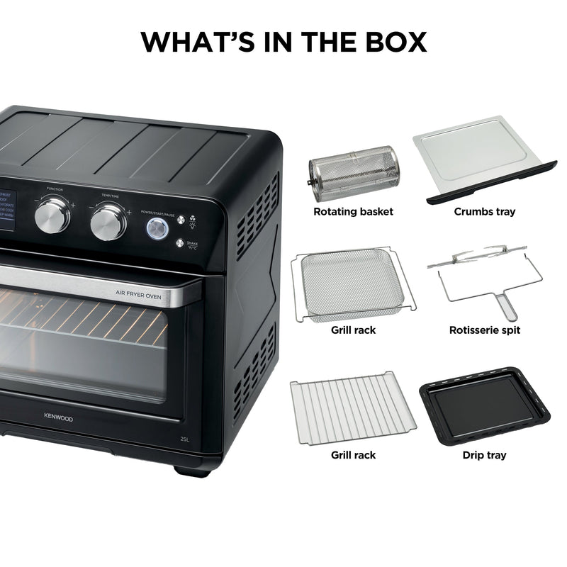 Kenwood - Air fryer Oven 25L Black - MOA25.600BK