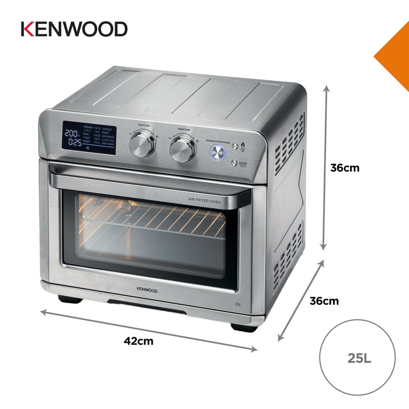 Kenwood - Air fryer Oven 25L Stainless Steel - MOA26.600SS