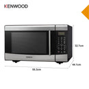 Kenwood - Microwave Oven with Grill 42L Stainless Steel - MWZ42.000SI