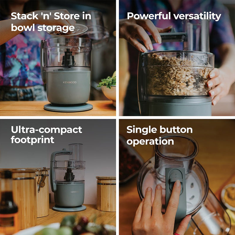 Kenwood - Food Processor MultiPro Go Compact with Express Serve™ - FDP22.130GY