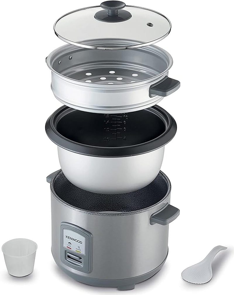 Kenwood - Stainless Steel Rice Cooker & Steamer 1,8L - RCM45.000SS