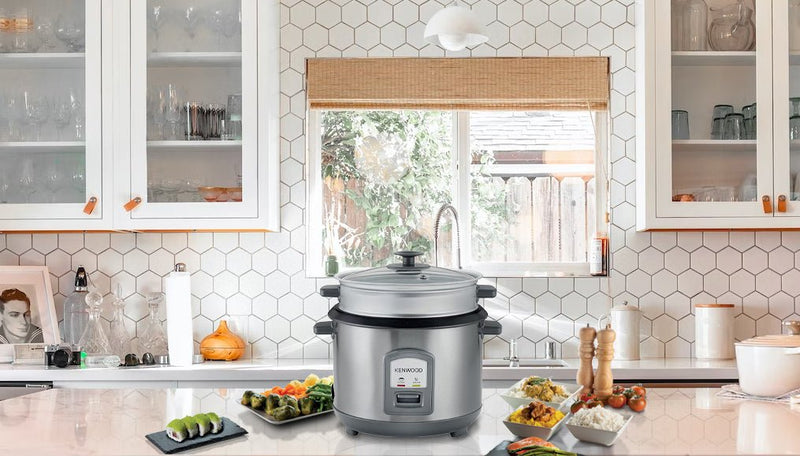 Kenwood - Stainless Steel Rice Cooker & Steamer 1,8L - RCM45.000SS