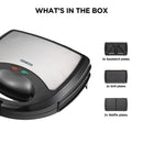 Kenwood - Sandwich/Waffle Maker & Grill 3-in-1 -  SMM01.A0BK
