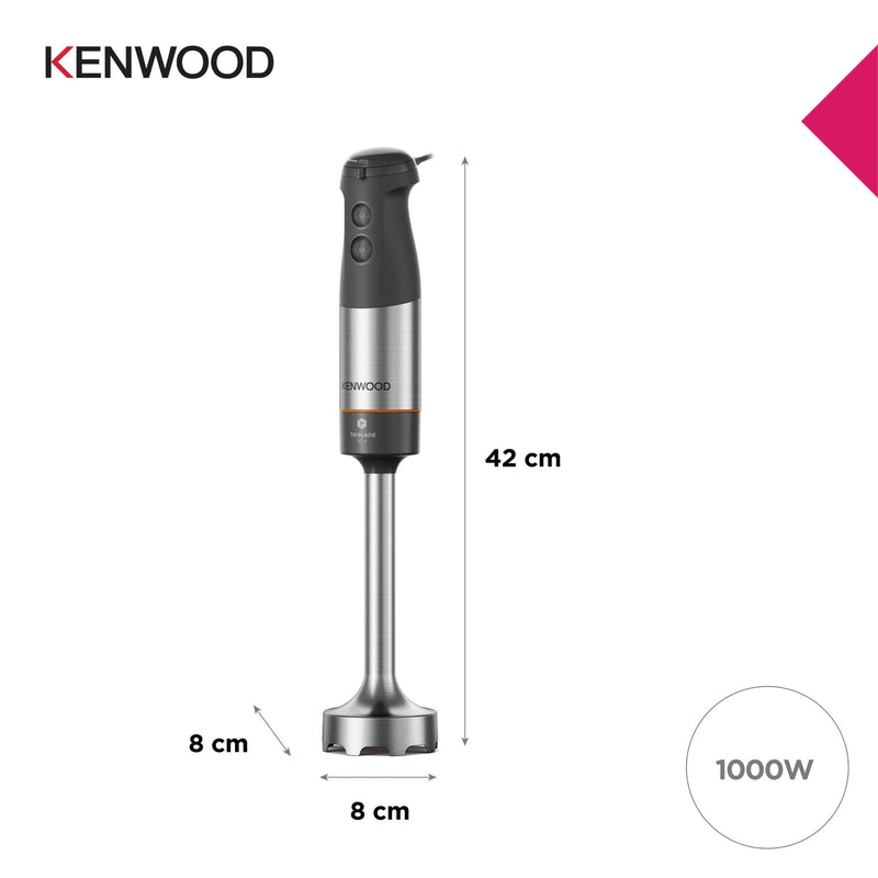 Kenwood - Triblade™ Hand Blender & Accesories 1000W - HBM60.007GY