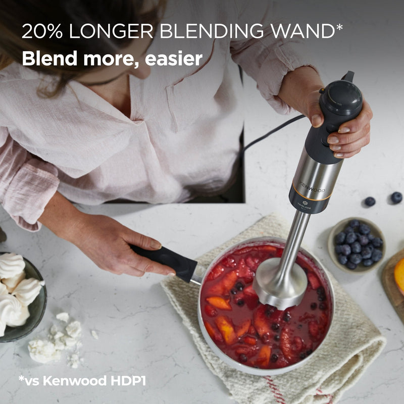 Kenwood - Triblade™ XL Hand Blender & Accesories 1000W - HBM60.307GY