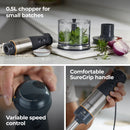 Kenwood - Triblade™ XL Hand Blender & Accesories 1000W - HBM60.307GY